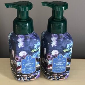 Two Bath & Body Works Blueberry Bellini Foaming Hand Soaps